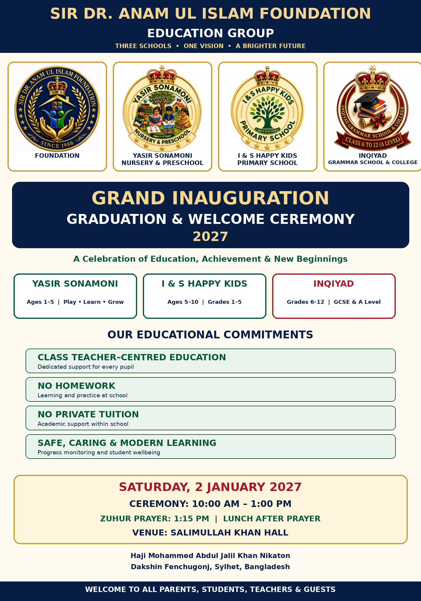 Grand Inauguration — Ceremony 2027