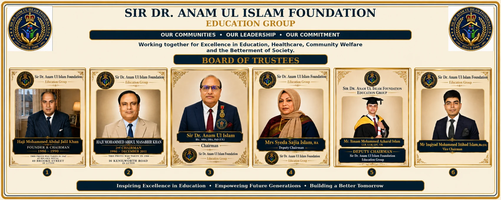 Full original Board of Trustees banner, uncropped